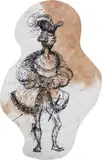 Royal figure by Fernando Zóbel de Ayala y Montojo, pen & ink on paper, offered Feb 2015