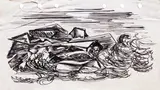 Untitled Landscape by Fernando Zóbel de Ayala y Montojo, pen & ink on paper, offered Feb 2015