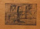 Modernist cityscape by Fernando Zóbel de Ayala y Montojo, etching, offered Feb 2015