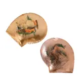 Philippine School, a.) Untitled b.) Untitled, b.) oil on mother-of-pearl shell<br> 6 1/2” x 8” (17 cm x 20 cm)