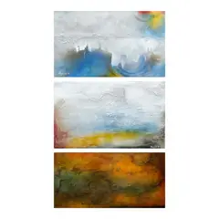 Raquel Bautista, Untitled, b.) Pure Feeling Series I <br> signed and dated 2016 (lower right and verso) <br> oil on canvas <br> 36 1/4” x 60” (92 cm x 152 cm) <br> <br>