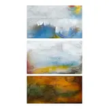 Raquel Bautista, Untitled, b.) Pure Feeling Series I <br> signed and dated 2016 (lower right and verso) <br> oil on canvas <br> 36 1/4” x 60” (92 cm x 152 cm) <br> <br>