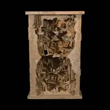 Ioannis Emmanuel Sicuya, Down The Rabbit Hole, epoxy, wood, graphite and glass