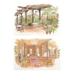 Untitled by Two Decorative Prints, b.) 4 1/4” x 6 1/4” (11 cm x 16 cm), offered Jul 2026