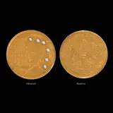 Kaiserin Elisabeth Austria, Untitled, Commemorative Coin <br> Year: 2009 Crystallized Swarovski Elements <br> Diameter: 30 mm