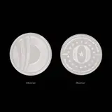 Barack Obama Commemorative Medallion, Untitled, Commemorative Medallion <br> Year: 2009 <br> Metal: .999 fine silver
