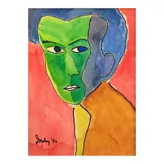 Inday Cadapan, Untitled, watercolor on paper