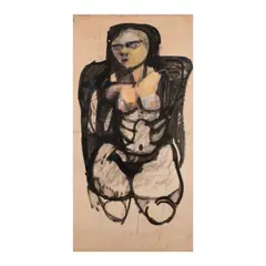 Onib Olmedo, Untitled (Au Naturel), mixed media