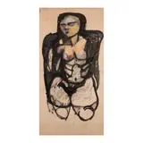 Onib Olmedo, Untitled (Au Naturel), mixed media