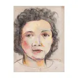 Onib Olmedo, Portrait of a Lady, pastel on paper