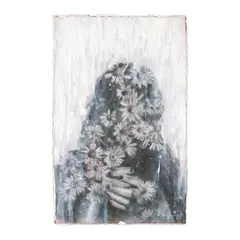 Don Bryan Bunag, Existence, acrylic and graphite on mould-made paper