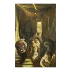 Jeho Bitancor, Bahagdan III, acrylic on canvas