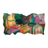 Kat Medina, Untitled, oil on wood