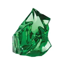 Pepe Mendoza, Emerald Echo, hand-carved green glass