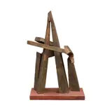 Tower by Eduardo Castrillo, brass, offered Apr 2026