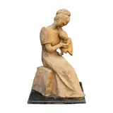 Maximo Vicente, Mother and Child, resin