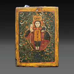 Untitled by A Religious Icon, polychromed hardwood, offered Apr 2026