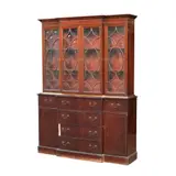 A Duncan Phyfe Inspired Vitrine or Display Cabinet, Untitled, hardwood, veneered wood