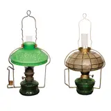 Two Antique Table Lamps, Untitled, a.) H: 21” (53 cm)<br> D: 11” (28 cm)