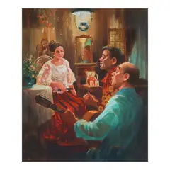 Leonardo Cruz, Harana, oil on canvas