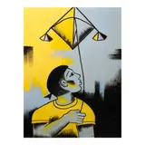 Joseph Isidro, Saranggola, acrylic on canvas