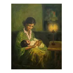 Hili by Loreto Racuya, oil on canvas, offered Jan 2026