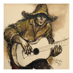Salvador Cabrera, Salvadro Cabrera, oil on canvas