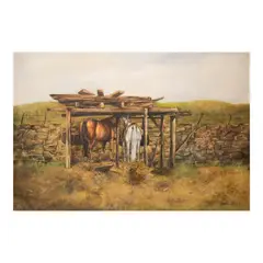 Ernie Po, Untitled, signed and dated 1971 (lower right)<br> oil on canvas<br> 24” x 36” (61 cm x 91 cm)