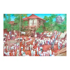Antonio Mahilum, Untitled, oil on canvas