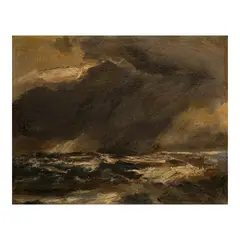 Gabriel Custodio, Seascape, oil on canvas