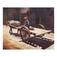 Elias Laxa, Untitled, oil on canvas