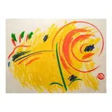 Fernando Modesto, Abstract, pastel on paper