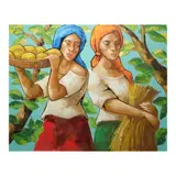 Joseph Isidro, Two Women, oil on canvas
