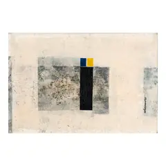 Composition 3 by Unidentified artist, oil on masonite board, offered Jan 2026