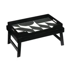 Arturo Luz, Black and White Forms #1, mahogany, plywood and lampakanay