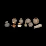 Untitled by A Group of Ten Oriental Potteries, size variable:<br> smallest:<br> H: 4 3/4” (11 cm)<br> D: 7” (18 cm)<br><br>, offered Jan 2026