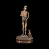 A Tableau of San Roque, Untitled, polychromed hardwood