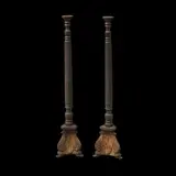 A Pair of Hatcha, Untitled, hardwood