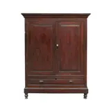 An Early 1900’s Oversized Comoda, Untitled, narra