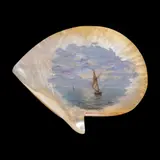Untitled by Unidentified artist, oil on mother-of-pearl, offered Jan 2026