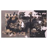 Untitled (Triptych) by Unidentified artist, mixed media on canvas, offered Jul 2025
