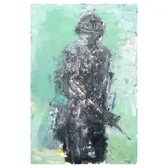 Carlo Saavedra, Untitled, acrylic on canvas
