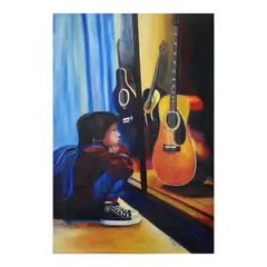 Pangarap by Edgar Jacquias, acrylic on canvas, offered Jul 2025