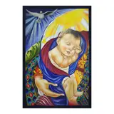 Joffrey E. Lumbang, The Undying Love and Protection of the Virgin Mother, oil on canvas