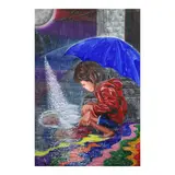 Elston C. Lomboy, Never Alone (Mateo 28:20b), acrylic on canvas