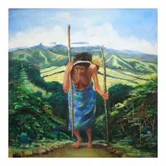 Mother by Eric L. Arciaga, acrylic on canvas, offered Jul 2025
