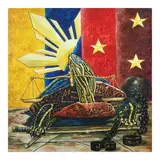 Ricardo S. Getigan, Justice Power, acrylic on canvas