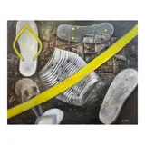Eduardo Atuel Henabe, Tumbang Preso, acrylic on canvas