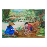Hardelito M. Fillartos Jr., The Mystery of Colonization, acrylic on canvas