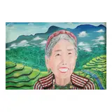 Ronald Tawagon Dusag, The Mambabatok, acrylic on canvas
